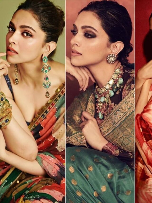 Deepika Padukone Desi look! दीपिका पादुकोण  देसी लुक में चमचमा रही हैं