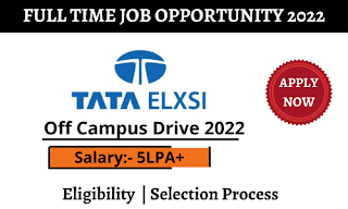 Tata Elxsi Recruitment 2022 | Freshers |Design Engineer