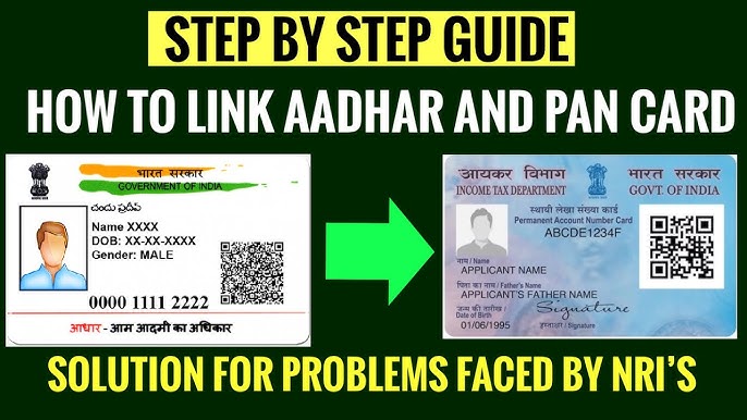 How to link aadhaar with pan card online step by step | "ऑनलाइन आधार-पैन कार्ड लिंक करने का स्टेप-बाय-स्टेप गाइड - जुर्म से बचें | 