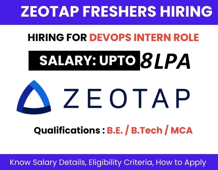 Zeotap Career !! DevOps Interns! | Freshers Must Apply