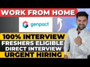 Genpact Recruitment 2023 – HIRING FRESHERS ORDER TO CASH ROLE ( work from home)