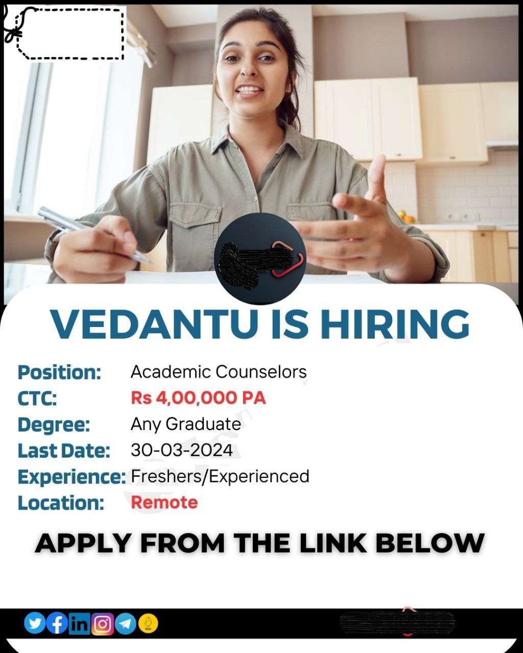 Vedantu is Hiring Academic Counselors | Work From Home | Apply Now 2024