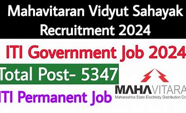 Mahavitaran Vidyut Sahayak Bharti 2024| MSEDCL Jobs | Mahadiscom jobs