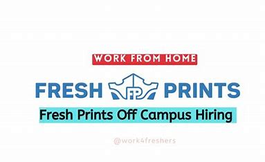 Fresh Prints Work From Home Jobs | HR Associate 2024