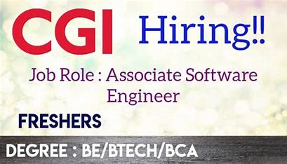 CGI Off Campus Freshers Hiring 2024 As Associate Software Engineer | ₹ 4-8 LPA