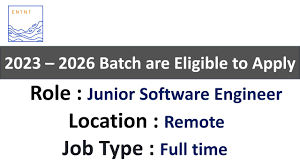 ENTNT Off Campus Drive 2024 Hiring Junior Software Engineer | 45K-66K Per Month