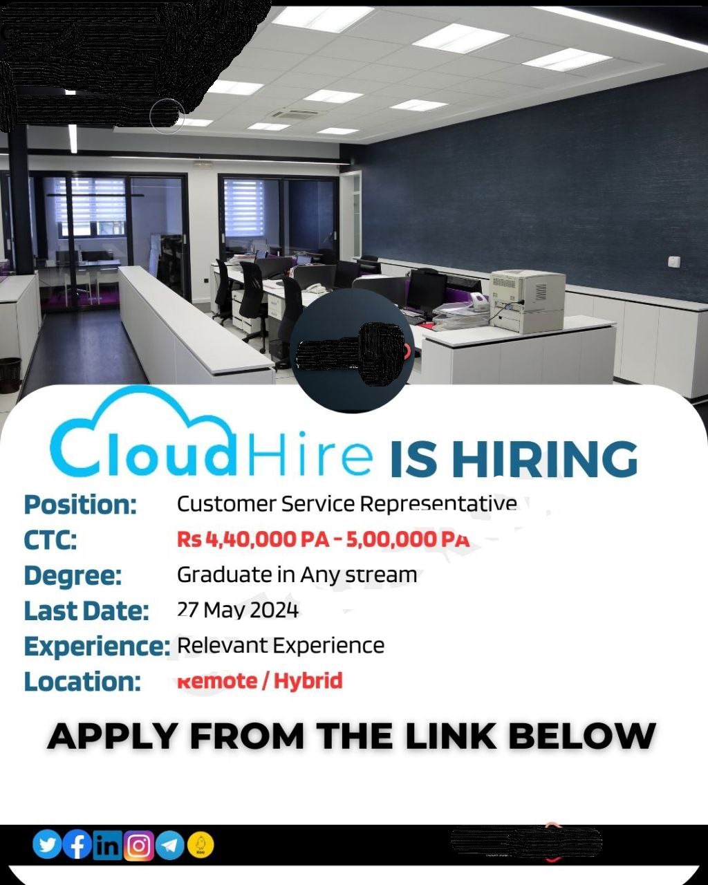 CloudHire Work from Home Jobs 2024 | Service Representative