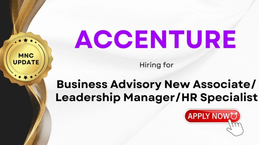 Accenture is Hiring Work From Home for HR Operations Specialist | Associate | Apply Online
