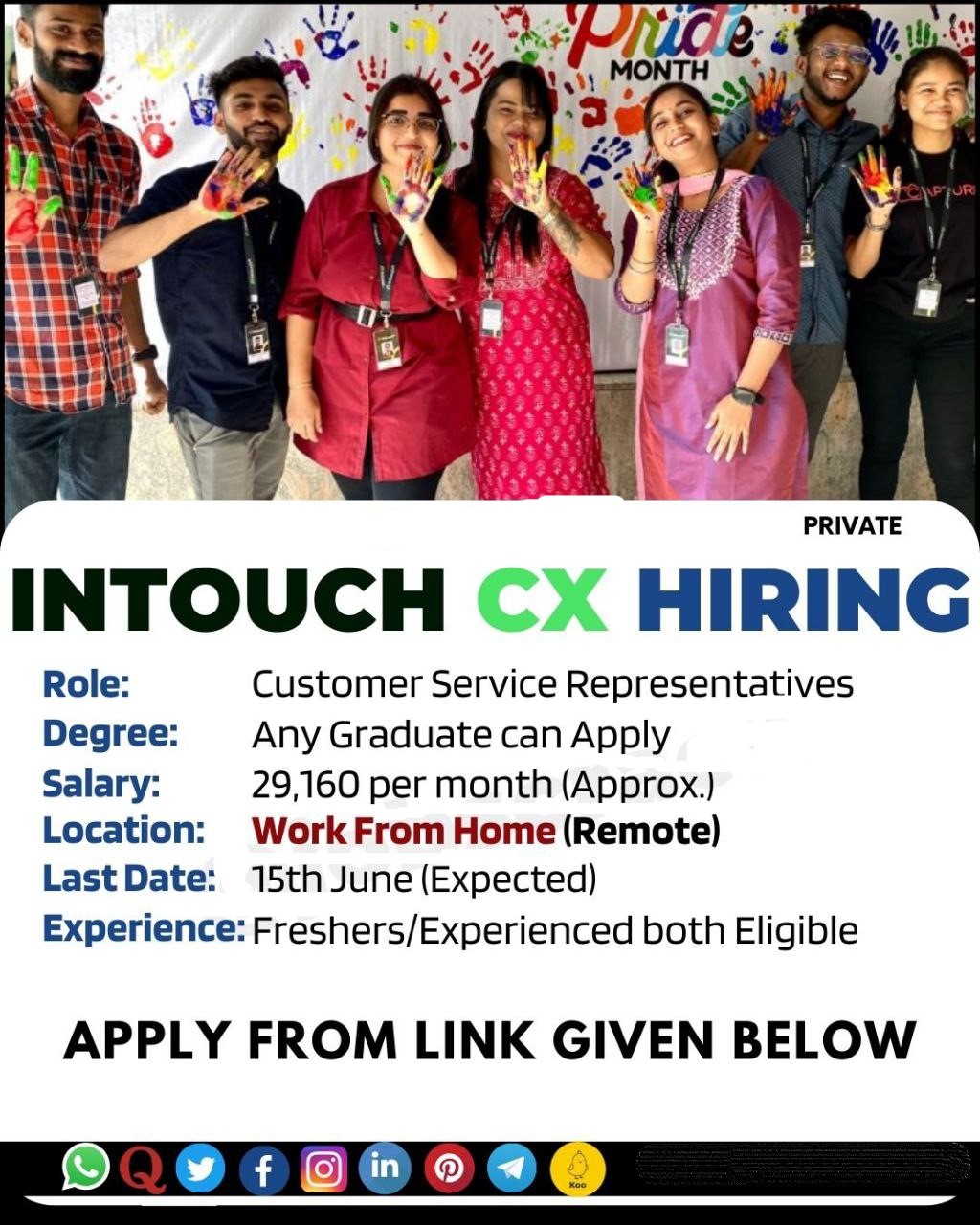 InTouchCX Campus Drive 2024 for Customer Service Representative | Online Application