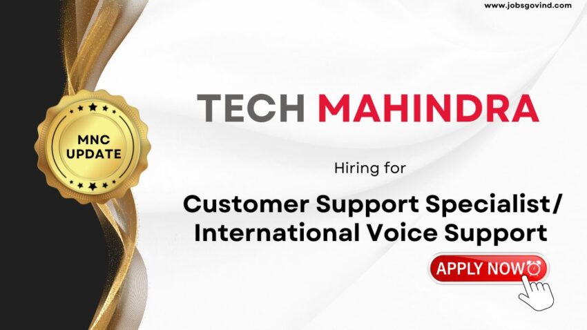 Tech Mahindra is Hiring Work From Home/Office for Customer Support | Consultants | Apply Online